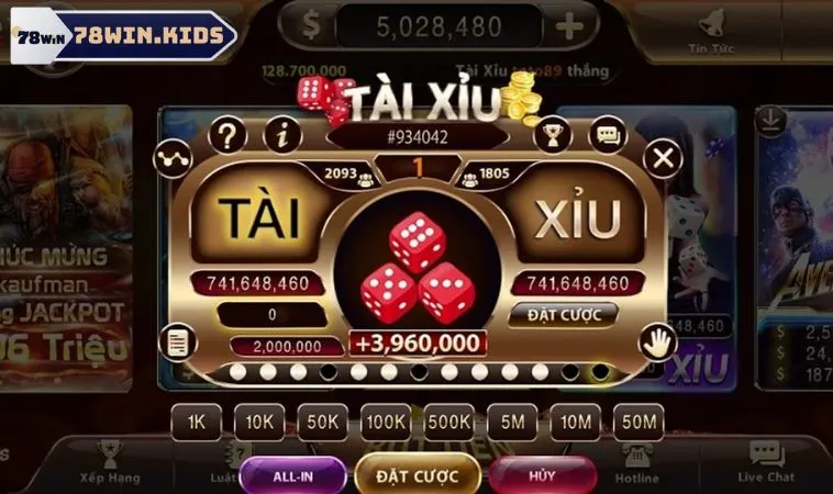 Sử dụng gấp thếp để gia tăng chiến thắng tại tài xỉu 78win